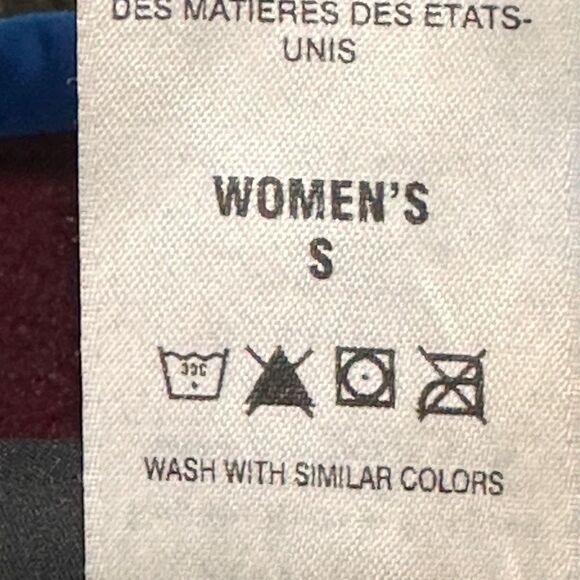 Patagonia Synchilla Snap-T Fleece Pullover Pink Maroon Blue - Picture 5 of 5